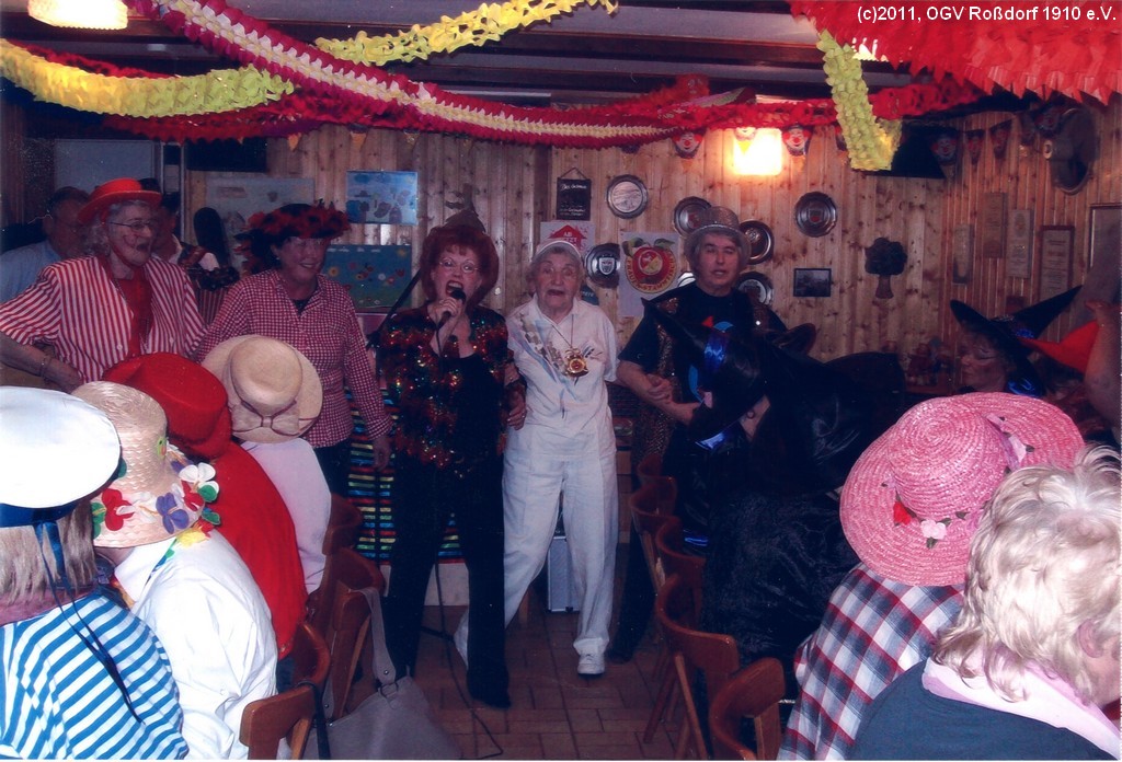 OGV Frauenstammtisch - Weiberfastnacht 2011
